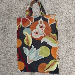 Floral Patterned Tote Bag
